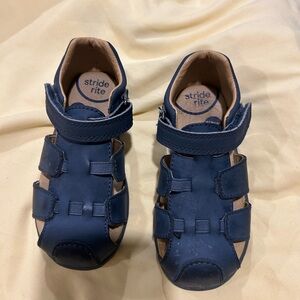 Stride Rite Dark Blue Kids Sandals